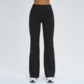 High-waisted Flared Pants With A Slightly Tapered Leg For A Slimming, Sporty Look For Women