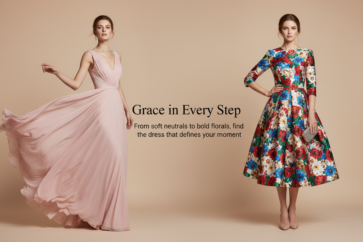 Spring Dresses Banner - Centered Text